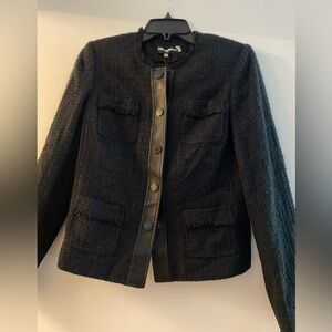 Karl Lagerfield Black Blazer Size 4 New